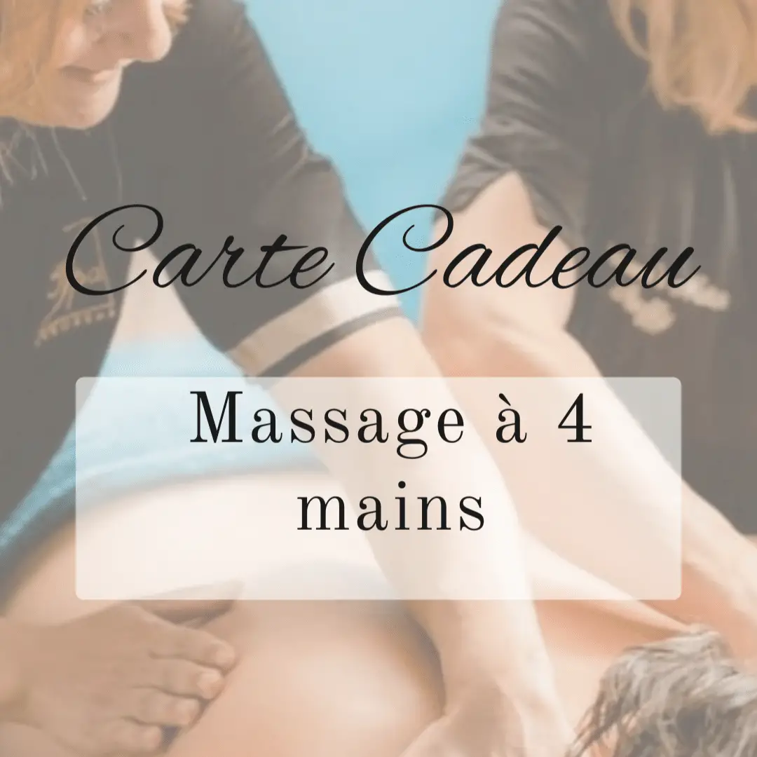 Bon cadeau Massage à 4 Mains 60mm