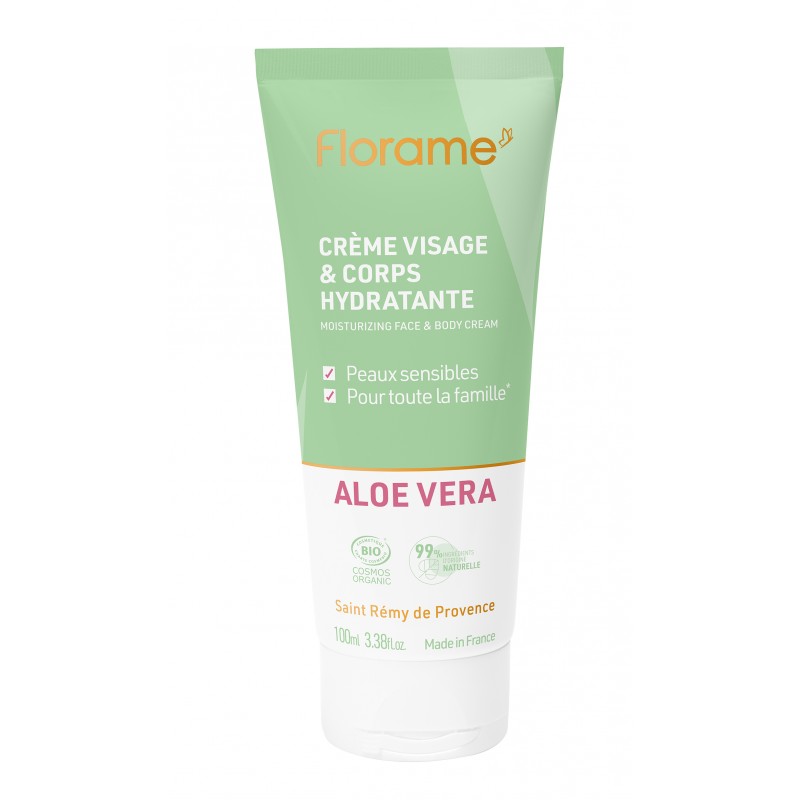 Crème Visage & Corps Hydratante Aloe Vera - 100ml