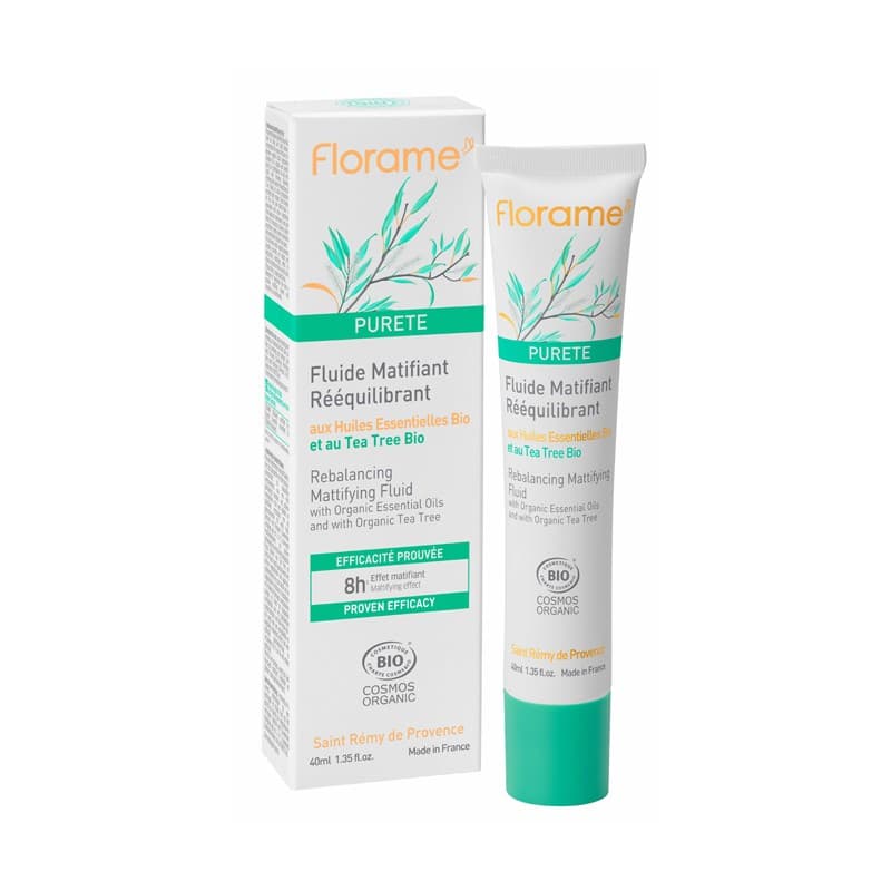 Florame Fluide Matifiant Rééquilibrant 40ml