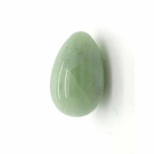 Oeuf de Yoni non percé Jade Vert Taille S