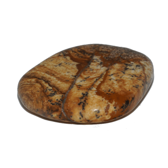 Jaspe Paysage Pierre Plate