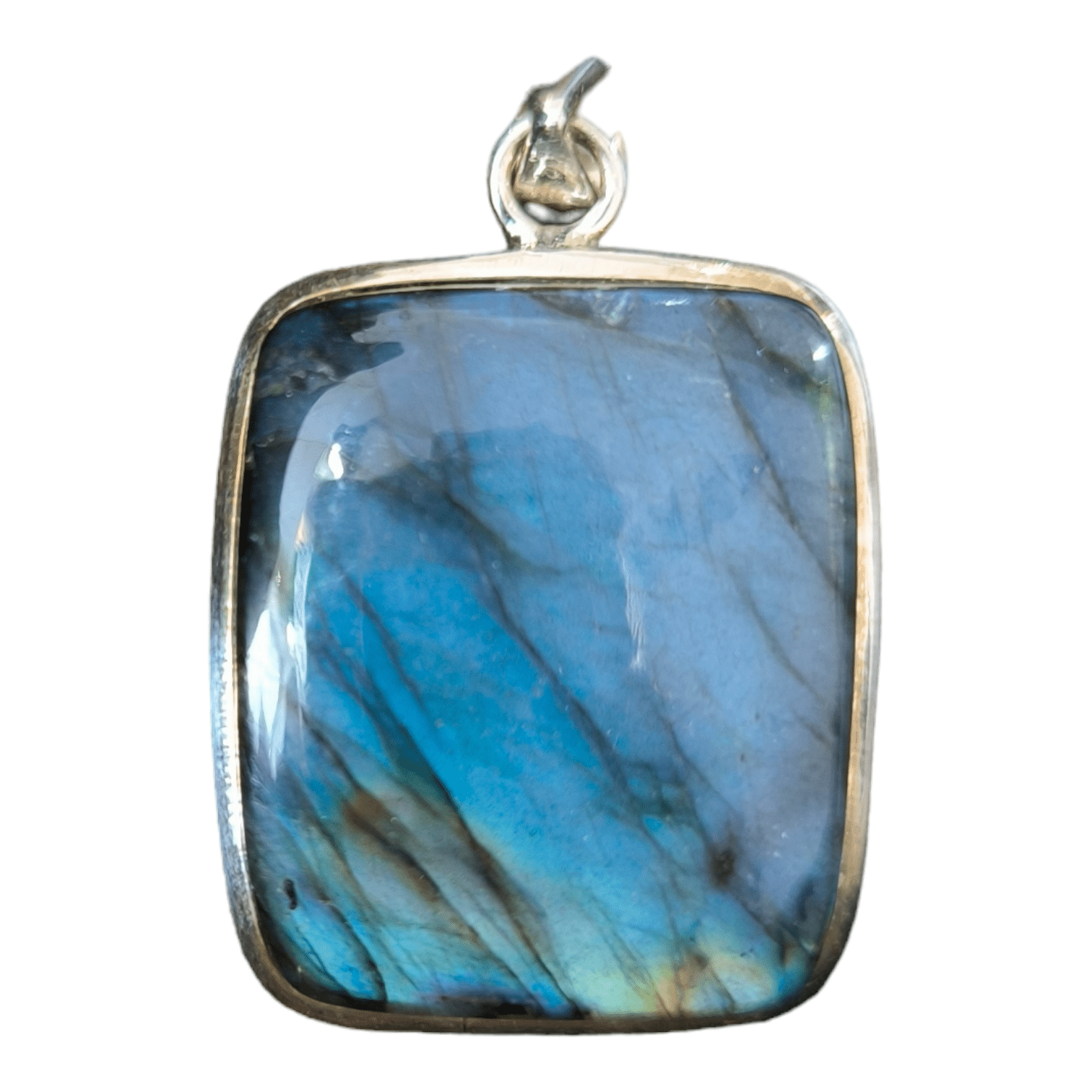 Pendentif Labradorite Monture Argent ref 3021 – Image 3