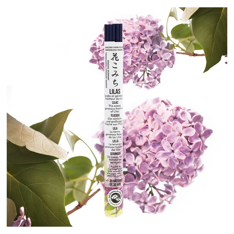 Encens japonais - Lilas - 35 bâtonnets