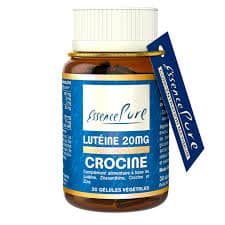 Lutéine 20mg Crocine - 30 Gélules Végétales - Essence Pure
