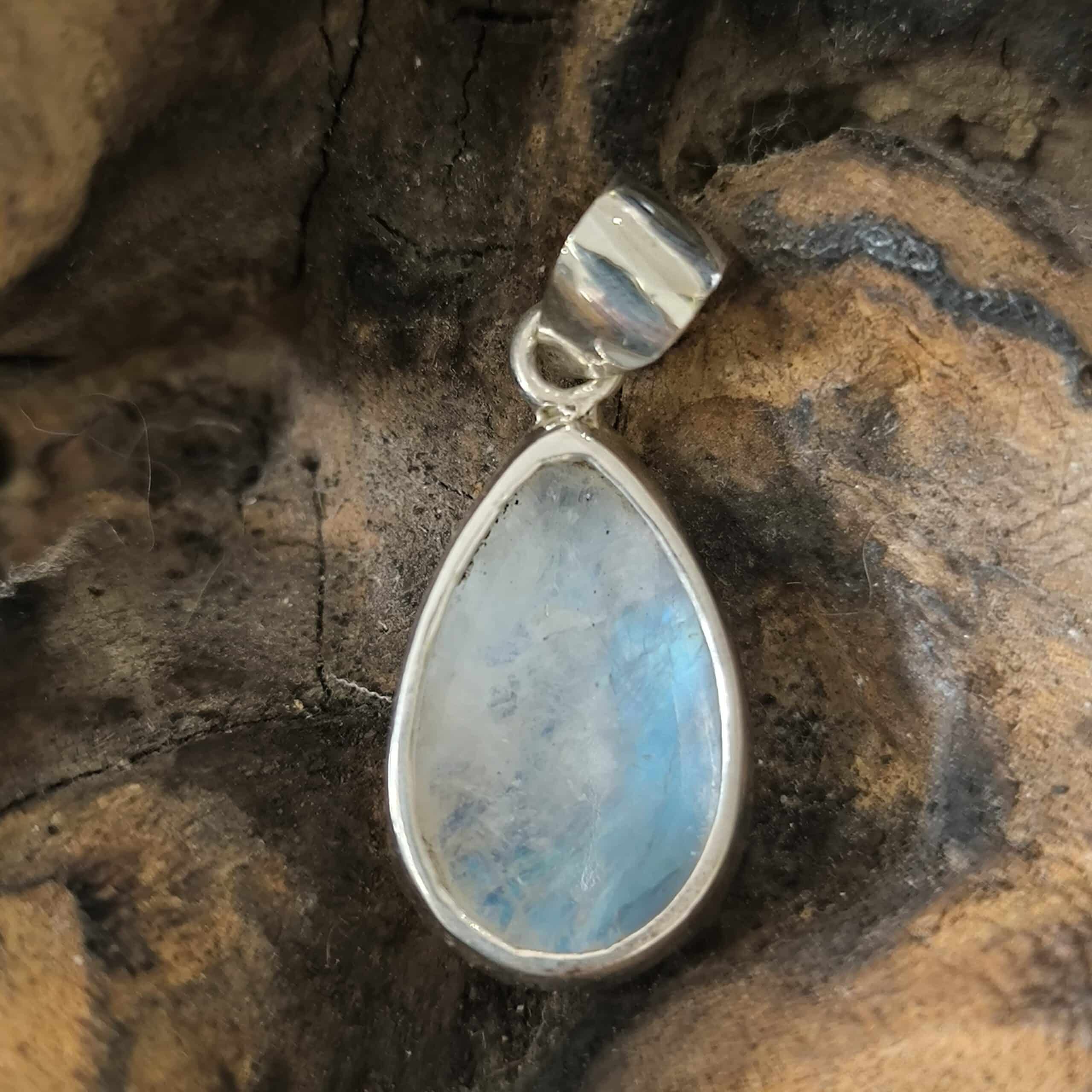 Pendentif Pierre de Lune Monture Argent 925 Réf 4687 – Image 3