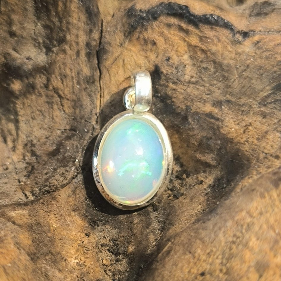 Pendentif Opale d'Australie Monture Argent 925