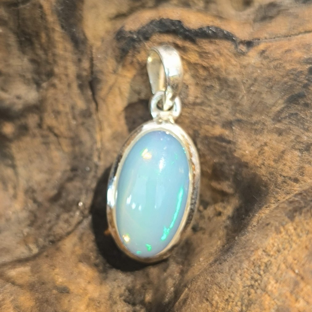 Pendentif Opale d'Australie Monture Argent 925