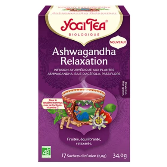 Yogi Tea ashwagandha relaxation x17 infusettes