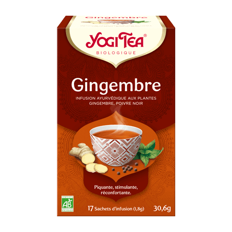Yogi Tea gingembre x17 infusettes