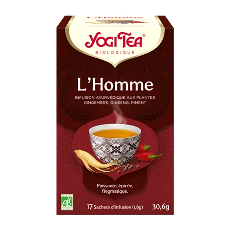 Yogi Tea l'homme x17 infusettes