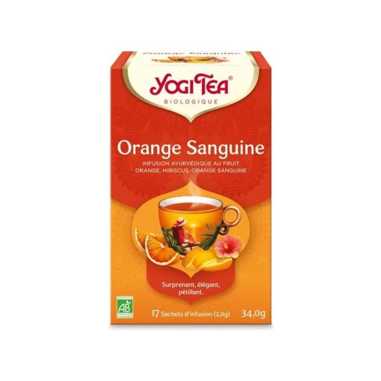 Yogi Tea Orange sanguine bio 17 infusettes