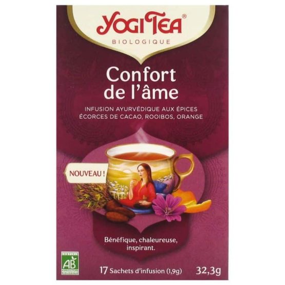 Yogi Tea Infusion Confort de l’Âme x17 infusettes