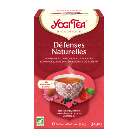 Yogi Tea defenses naturelles bio 17 infusettes