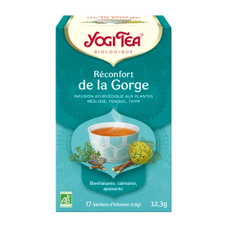 Yogi Tea Réconfort Gorge bio 17 infusettes